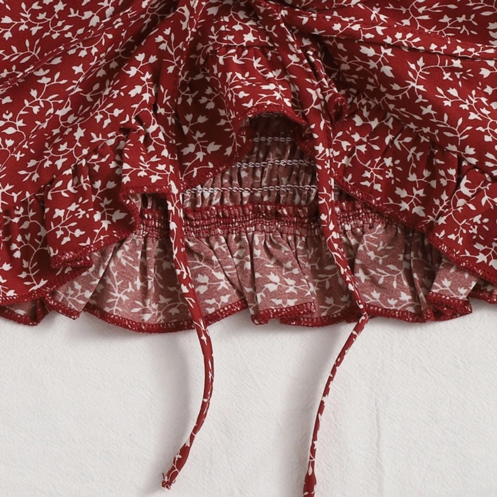 Shein Drawstring Front Top - Picture 2 of 5